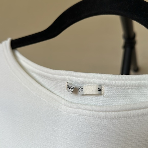 HOUSE OF CB NOLI WHITE‎ STRETCH KNIT MAXI DRESS - NWOT size XS - Picture 6 of 14